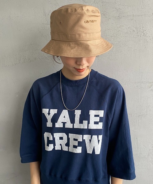 Carhartt WIP（カーハートダブリューアイピー）の「[carhartt WIP/カーハートダブリューアイピー] SCRIPT ブランドロゴ バケットハット（ハット・レディース・ブラック/キャメル・ONE SIZE）」の16枚目の写真