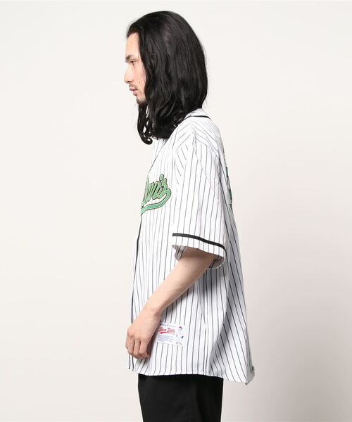 BEN DAVIS（ベンデイビス）の「【BEN DAVIS】スラッガーシャツ（シャツ/ブラウス・メンズ・ブラック/ダークグリーン/ホワイト×ブルー/ネイビー×ホワイト・S/M/L/XL）」の8枚目の写真