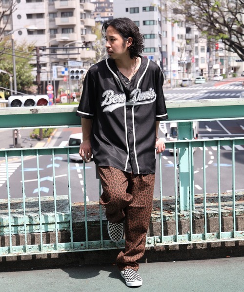 BEN DAVIS（ベンデイビス）の「【BEN DAVIS】スラッガーシャツ（シャツ/ブラウス・メンズ・ブラック/ダークグリーン/ホワイト×ブルー/ネイビー×ホワイト・S/M/L/XL）」の16枚目の写真