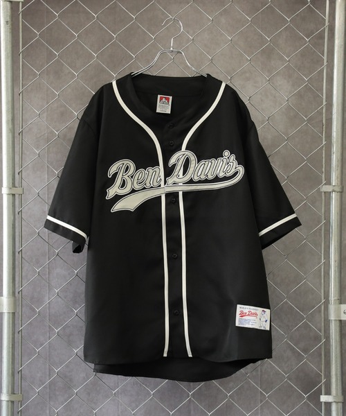 BEN DAVIS（ベンデイビス）の「【BEN DAVIS】スラッガーシャツ（シャツ/ブラウス・メンズ・ブラック/ダークグリーン/ホワイト×ブルー/ネイビー×ホワイト・S/M/L/XL）」の18枚目の写真