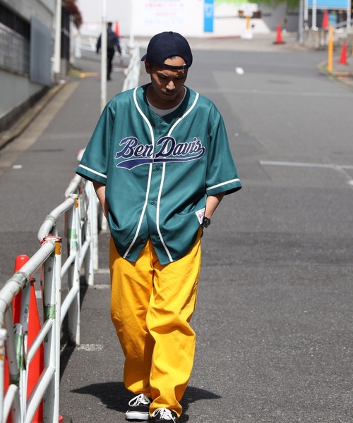 BEN DAVIS（ベンデイビス）の「【BEN DAVIS】スラッガーシャツ（シャツ/ブラウス・メンズ・ブラック/ダークグリーン/ホワイト×ブルー/ネイビー×ホワイト・S/M/L/XL）」の21枚目の写真