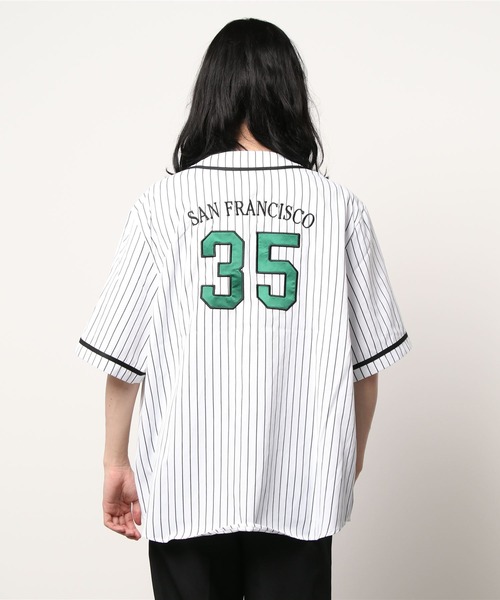 BEN DAVIS（ベンデイビス）の「【BEN DAVIS】スラッガーシャツ（シャツ/ブラウス・メンズ・ブラック/ダークグリーン/ホワイト×ブルー/ネイビー×ホワイト・S/M/L/XL）」の10枚目の写真