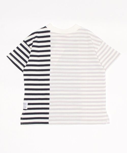 petit main（プティマイン）の「ボーダー切替Ｔシャツ（Tシャツ/カットソー・キッズ・ネイビー/イエロー/グリーン・110cm/120cm/100cm/130cm/90cm/80ｃｍ）」の18枚目の写真
