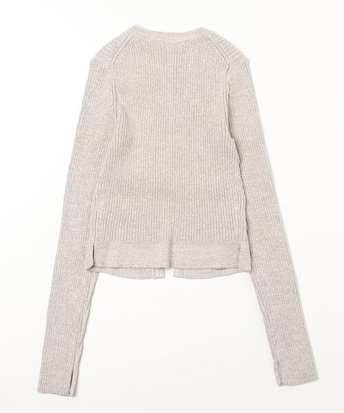 ALLSAINTS(オールセインツ)の「LEXI CARDIGAN | LEXI カーディガン(カーディガン/ボレロ・レディース・シルバー系その他・S/XS/M)」の6枚目の写真