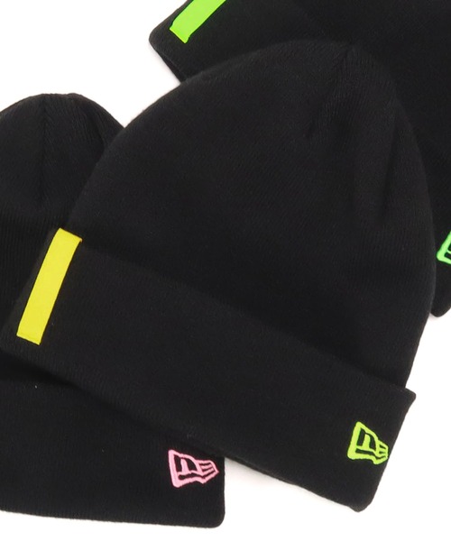 NEW ERA（ニューエラ）の「ニューエラ ニット帽 カフ ネオンカラー