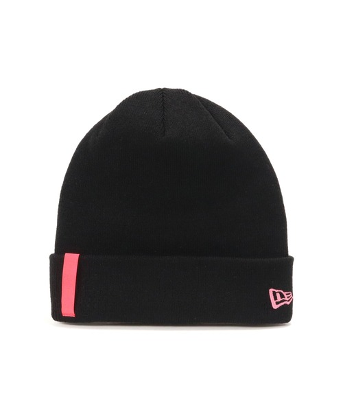 NEW ERA(ニューエラ)の「ニューエラ ニット帽 カフ ネオンカラーテープ(ニットキャップ/ビーニー・メンズ・ブラック系その他/ブラック/ブラック系その他2・FREE)」の5枚目の写真