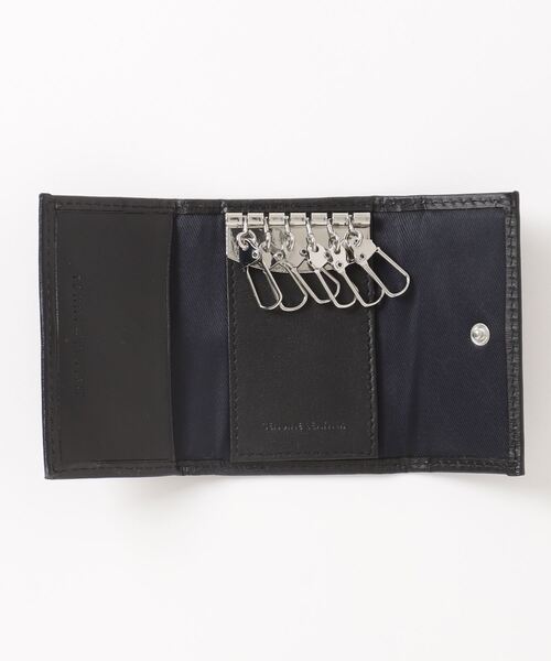 TOMMY HILFIGER(トミーヒルフィガー)の「【TOMMY HILFIGER/トミーヒルフィガー】ワンポイント レザー キーケース(キーケース/キーアクセサリー・メンズ・ブラック・FREE)」の4枚目の写真