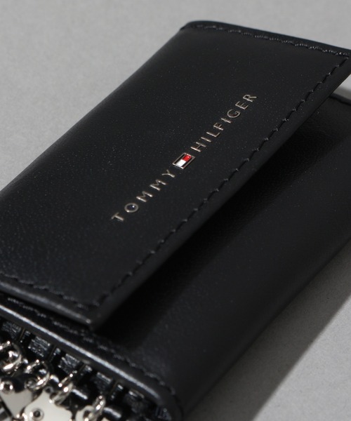 TOMMY HILFIGER(トミーヒルフィガー)の「【TOMMY HILFIGER/トミーヒルフィガー】ワンポイント レザー キーケース(キーケース/キーアクセサリー・メンズ・ブラック・FREE)」の8枚目の写真