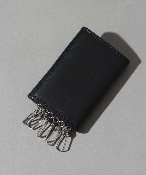 TOMMY HILFIGER(トミーヒルフィガー)の「【TOMMY HILFIGER/トミーヒルフィガー】ワンポイント レザー キーケース(キーケース/キーアクセサリー・メンズ・ブラック・FREE)」の6枚目の写真