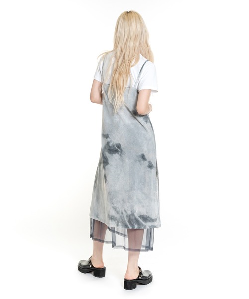 FOLLOWIN（フォロウィン）の「[FLW MADE]タイダイ配色ロングワンピース（ワンピース・レディース・ブラック/ベージュ/グレー・FREE）」の22枚目の写真