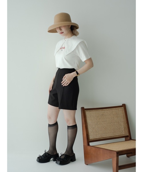 JUMELLE(ジュメロ)の「GIRL刺繍T(Tシャツ/カットソー・レディース・ピンク/ホワイト・FREE)」の10枚目の写真