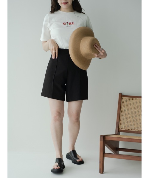 JUMELLE(ジュメロ)の「GIRL刺繍T(Tシャツ/カットソー・レディース・ピンク/ホワイト・FREE)」の20枚目の写真