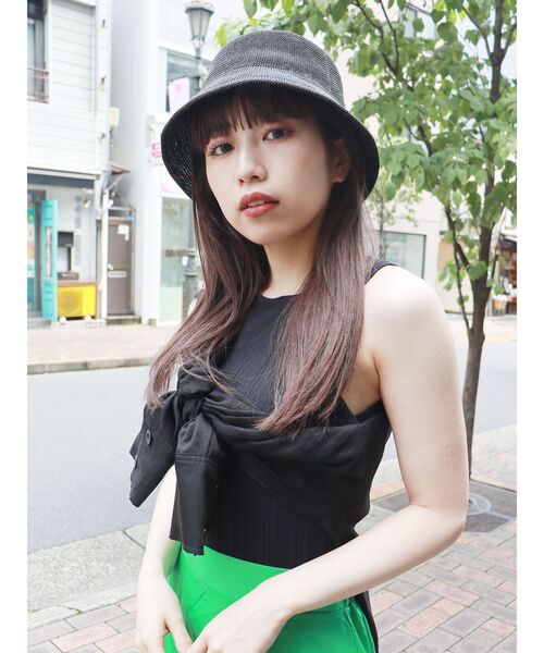 MURUA（ムルーア）の「バケットハット（ハット・レディース・ホワイト/ブラック・FREE）」の10枚目の写真