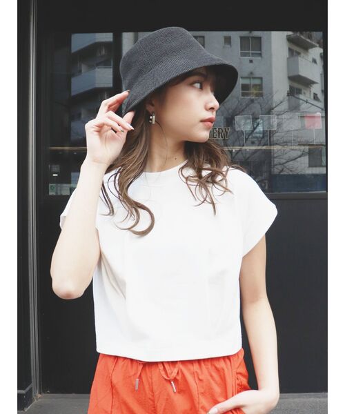 MURUA（ムルーア）の「バケットハット（ハット・レディース・ホワイト/ブラック・FREE）」の13枚目の写真