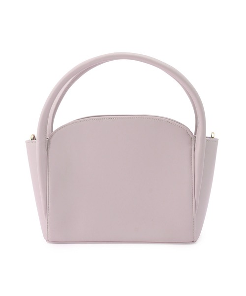 SALON adam et rope'（サロン アダム エ ロペ）の「ラウンドハンドルミドルバッグ（ショルダーバッグ・レディース・ブラック/ダークブラウン/パープル・FREE）」の9枚目の写真