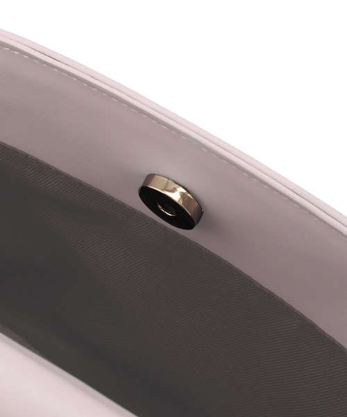 SALON adam et rope'（サロン アダム エ ロペ）の「ラウンドハンドルミドルバッグ（ショルダーバッグ・レディース・ブラック/ダークブラウン/パープル・FREE）」の13枚目の写真