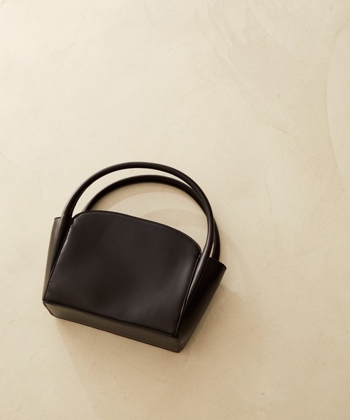 SALON adam et rope'（サロン アダム エ ロペ）の「ラウンドハンドルミドルバッグ（ショルダーバッグ・レディース・ブラック/ダークブラウン/パープル・FREE）」の14枚目の写真