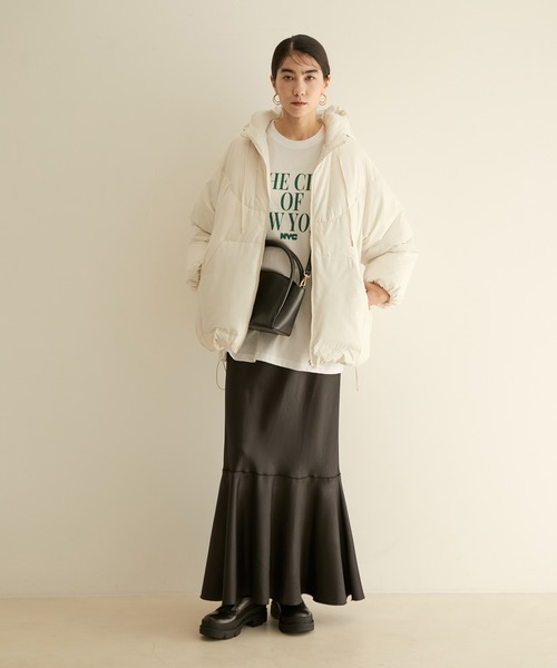 SALON adam et rope'（サロン アダム エ ロペ）の「ラウンドハンドルミドルバッグ（ショルダーバッグ・レディース・ブラック/ダークブラウン/パープル・FREE）」の17枚目の写真