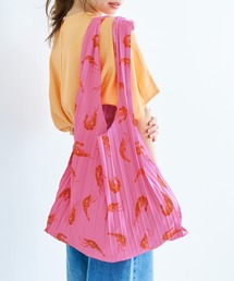 coca（coca） | ピンクアニマルプリーツバッグ(トートバッグ)