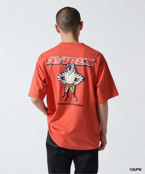 AVIREX（アヴィレックス）の「【新日本プロレス × AVIREX】半袖 マスクマン Tシャツ / S/S MASKMAN T-SHIRT（Tシャツ/カットソー・メンズ・ホワイト/ブラック/オレンジ・M/L/2XL/XL）」の14枚目の写真