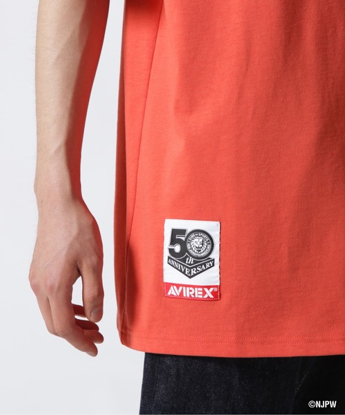 AVIREX（アヴィレックス）の「【新日本プロレス × AVIREX】半袖 マスクマン Tシャツ / S/S MASKMAN T-SHIRT（Tシャツ/カットソー・メンズ・ホワイト/ブラック/オレンジ・M/L/2XL/XL）」の12枚目の写真