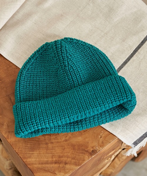 Mighty Shine(マイティシャイン)の「RIB KNIT WATCH CAP /MIGHT SHINE マイティシャイン 1224004(ニットキャップ/ビーニー・メンズ・ブラック/ベージュ/パープル/グレー/グリーン・FREE)」の5枚目の写真
