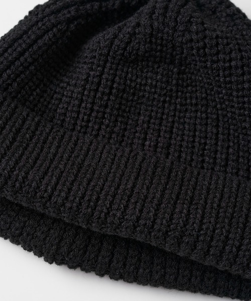 Mighty Shine(マイティシャイン)の「RIB KNIT WATCH CAP /MIGHT SHINE マイティシャイン 1224004(ニットキャップ/ビーニー・メンズ・ブラック/ベージュ/パープル/グレー/グリーン・FREE)」の10枚目の写真