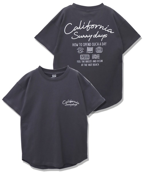 UNDERWRAPS(アンダーラップス)の「フロント刺繍BIGT2(M3)(Tシャツ/カットソー・キッズ・ホワイト/チャコールグレー/グレー・120/130/140/150/160)」の3枚目の写真