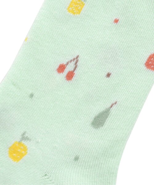 Ampersand(アンパサンド)の「フルーツソックス(ソックス/靴下・キッズ・オフホワイト/イエロー/ミント・12/15 /18/21)」の7枚目の写真