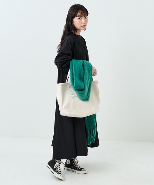 FREAK'S STORE(フリークスストア)の「ボリュームフリンジマフラー(マフラー・レディース・ナチュラル/グリーン/イエロー/ピンク・ONE SIZE)」の14枚目の写真