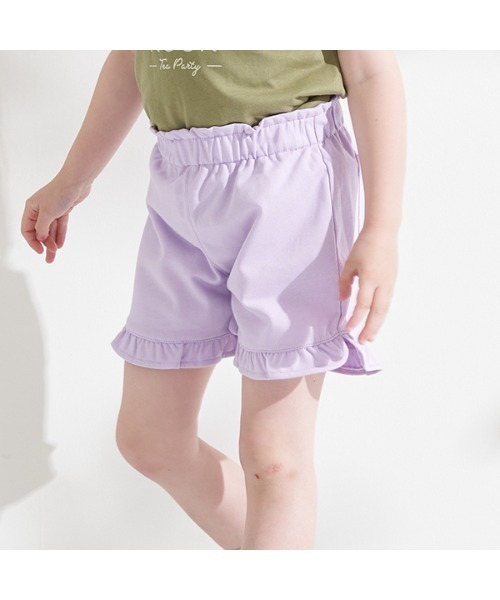 Lycee mine(リセマイン)の「ラウンドフリルショートパンツ(その他パンツ・キッズ・ラベンダー/アイボリー/チャコール/ピンク/ライトカーキ・140cm/110cm/120cm/130cm/150cm/100cm)」の11枚目の写真