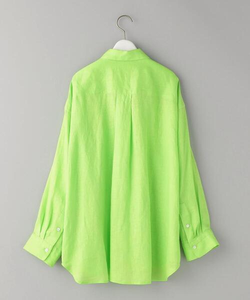 BEAUTY&YOUTH UNITED ARROWS（ビューティーアンドユースユナイテッドアローズ）の「麻 レギュラー シャツ -ウォッシャブル-（シャツ/ブラウス・レディース・ホワイト/ブラック/ライム・FREE）」の17枚目の写真