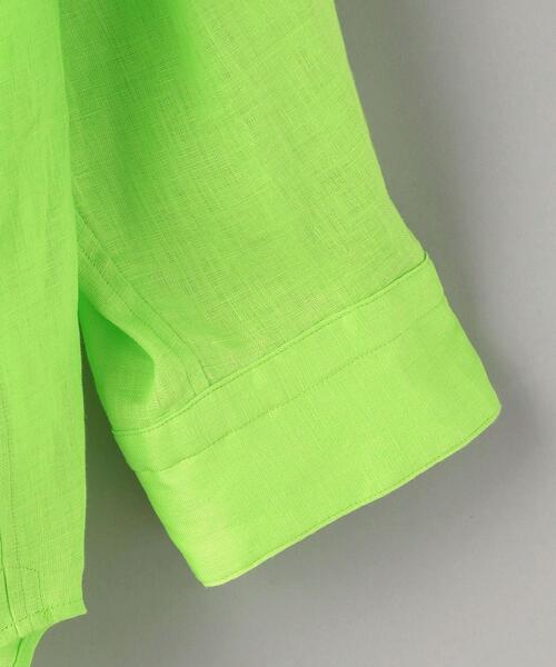 BEAUTY&YOUTH UNITED ARROWS（ビューティーアンドユースユナイテッドアローズ）の「麻 レギュラー シャツ -ウォッシャブル-（シャツ/ブラウス・レディース・ホワイト/ブラック/ライム・FREE）」の19枚目の写真