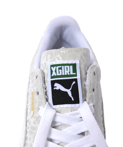 X-girl（エックスガール）の「X-girl×PUMA SUEDE WHITE PACK（スニーカー・レディース・ホワイト・27cm/23cm/28cm/24cm/23.5cm/24.5cm/25cm）」の5枚目の写真