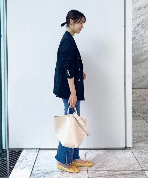 OPAQUE.CLIP(オペークドットクリップ)の「◆オーガニックコットンデニム 205 フレアカットオフ(その他パンツ・レディース・ブルー/ダークネイビー/チャコールグレー・38/42/40/36)」の22枚目の写真