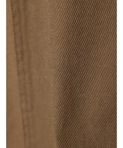 Green　Parks（グリーンパークス）の「ツイル前スリットジャンパースカート（ジャンパースカート・レディース・ベージュ/ブラック・FREE）」の18枚目の写真