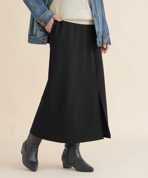 n'OrLABEL（ノアールレーベル）の「『フロントスリットタイトスカート』（スカート・レディース・イエロー/ブルー/プラム/ブラック・1/2）」の2枚目の写真