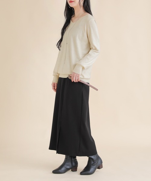 n'OrLABEL（ノアールレーベル）の「『フロントスリットタイトスカート』（スカート・レディース・イエロー/ブルー/プラム/ブラック・1/2）」の10枚目の写真