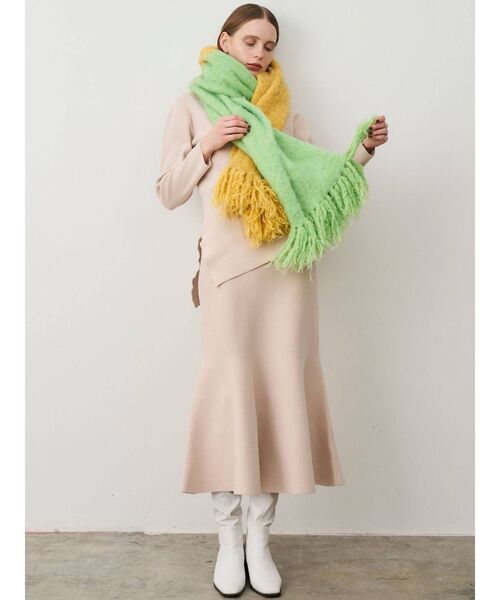 ELENDEEK（エレンディーク）の「フォーミーマーメイドニットスカート（スカート・レディース・ブラック/ライム/ライトベージュ・02/01）」の11枚目の写真