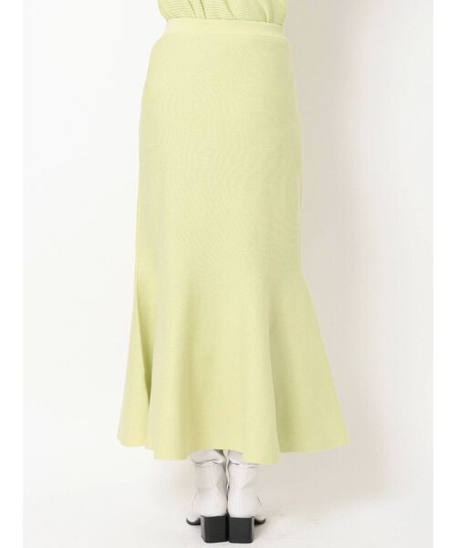 ELENDEEK（エレンディーク）の「フォーミーマーメイドニットスカート（スカート・レディース・ブラック/ライム/ライトベージュ・02/01）」の8枚目の写真