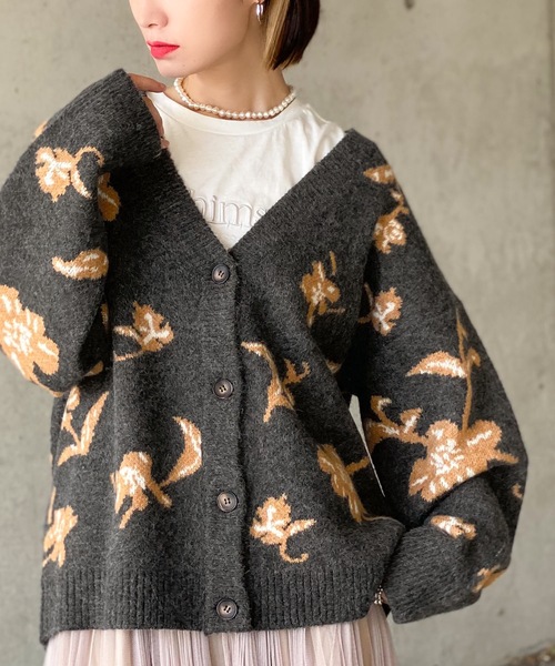 アンティーク着物　ペイズリー　スモーキーフラワー❤️クラシカルエレガント❗️ くすみカラーガーリー ベージュ/からし ボタニカルフラワー