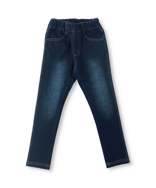 BRANSHES（ブランシェス）の「デニムニットロングパンツ（デニムパンツ・キッズ・ネイビー/ブルー・100/110/120/130/140/150/90）」の17枚目の写真