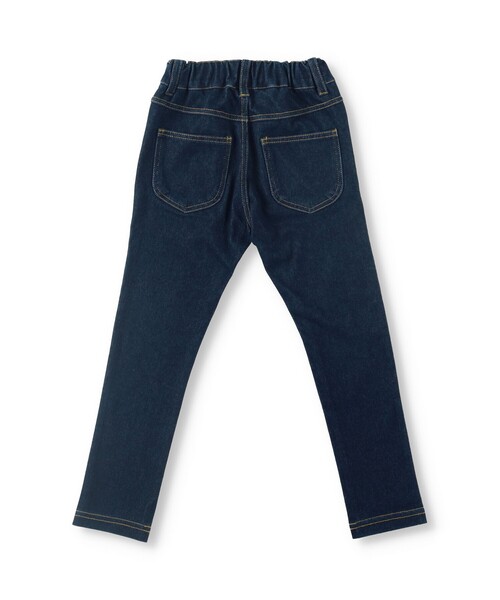BRANSHES（ブランシェス）の「デニムニットロングパンツ（デニムパンツ・キッズ・ネイビー/ブルー・100/110/120/130/140/150/90）」の18枚目の写真