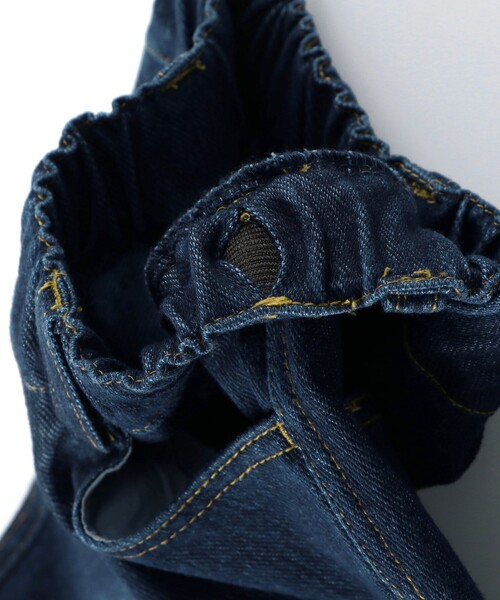 BRANSHES（ブランシェス）の「デニムニットロングパンツ（デニムパンツ・キッズ・ネイビー/ブルー・100/110/120/130/140/150/90）」の20枚目の写真