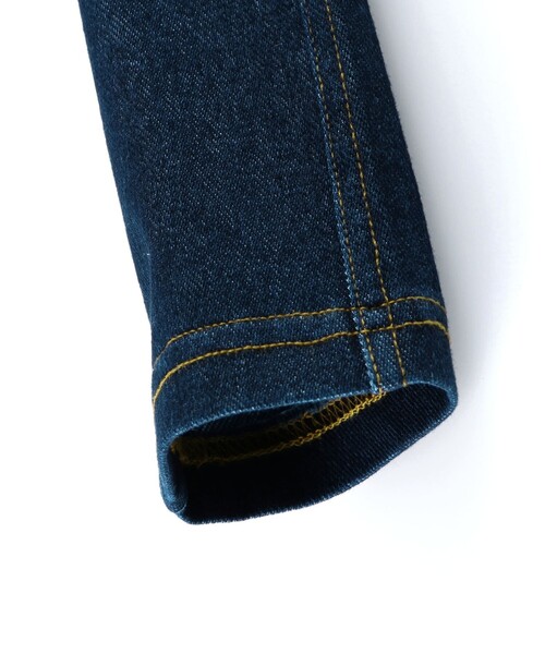 BRANSHES（ブランシェス）の「デニムニットロングパンツ（デニムパンツ・キッズ・ネイビー/ブルー・100/110/120/130/140/150/90）」の22枚目の写真