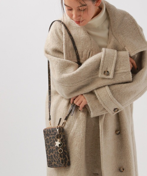 BAYFLOW（ベイフロー）の「[スマホ・カード収納可♪]多機能キースターミニウォレットショルダー2（財布・レディース・ブラック/グレー/ベージュ/アイボリー/ブラウン/ベビーピンク/シルバー/ブラウン系その他・ONE SIZE）」の14枚目の写真