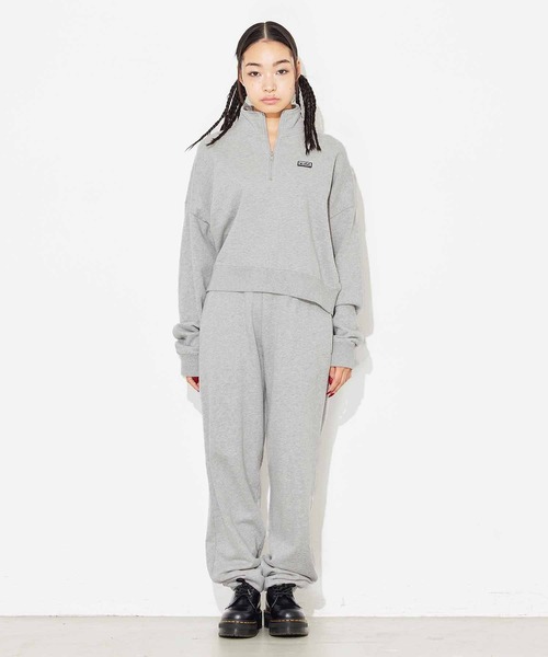 X-girl（エックスガール）の「BOX LOGO SWEAT PANTS（スウェットパンツ・レディース・ホワイト/ブラック/アッシュ・S/M）」の14枚目の写真