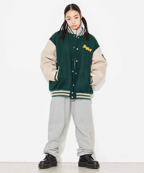 X-girl（エックスガール）の「BOX LOGO SWEAT PANTS（スウェットパンツ・レディース・ホワイト/ブラック/アッシュ・S/M）」の17枚目の写真
