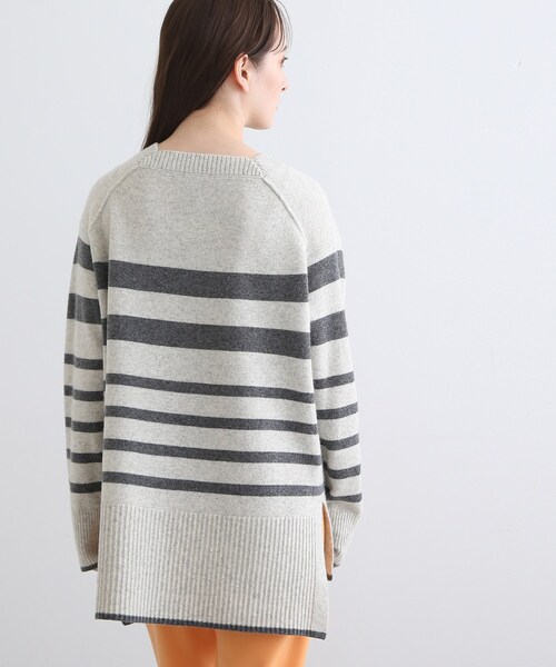 INDIVI(インディヴィ)の「◆【おすすめニット!】ウールカシミヤ Vネックニット(ニット/セーター・レディース・ブラック/ライトパープル/チャコール/グリーン系その他4/ホワイト系5/ライトグレー系2・38/34/05/15 /13/19)」の18枚目の写真