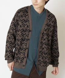 a.v.v | ジャカードワイドシルエットカーディガン(カーディガン/ボレロ)